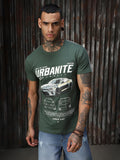 Men Printed Cotton Regular Fit  Round neck Short Sleeve T-Shirts