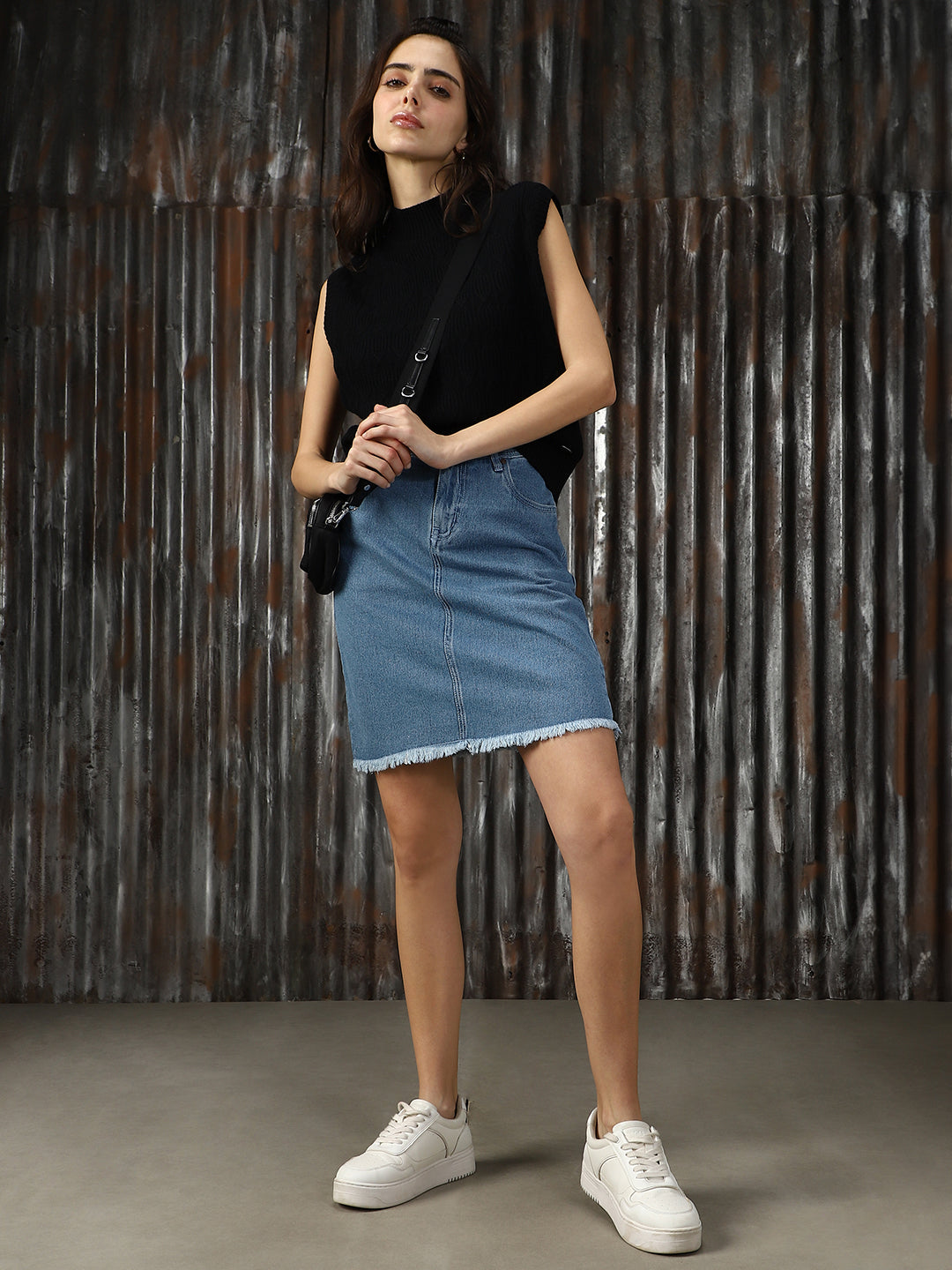 Women Solid Regular Fit Skirt