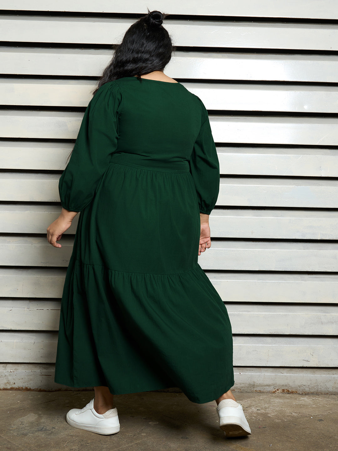 Women Plus Size Fit & Flare Maxi Dress