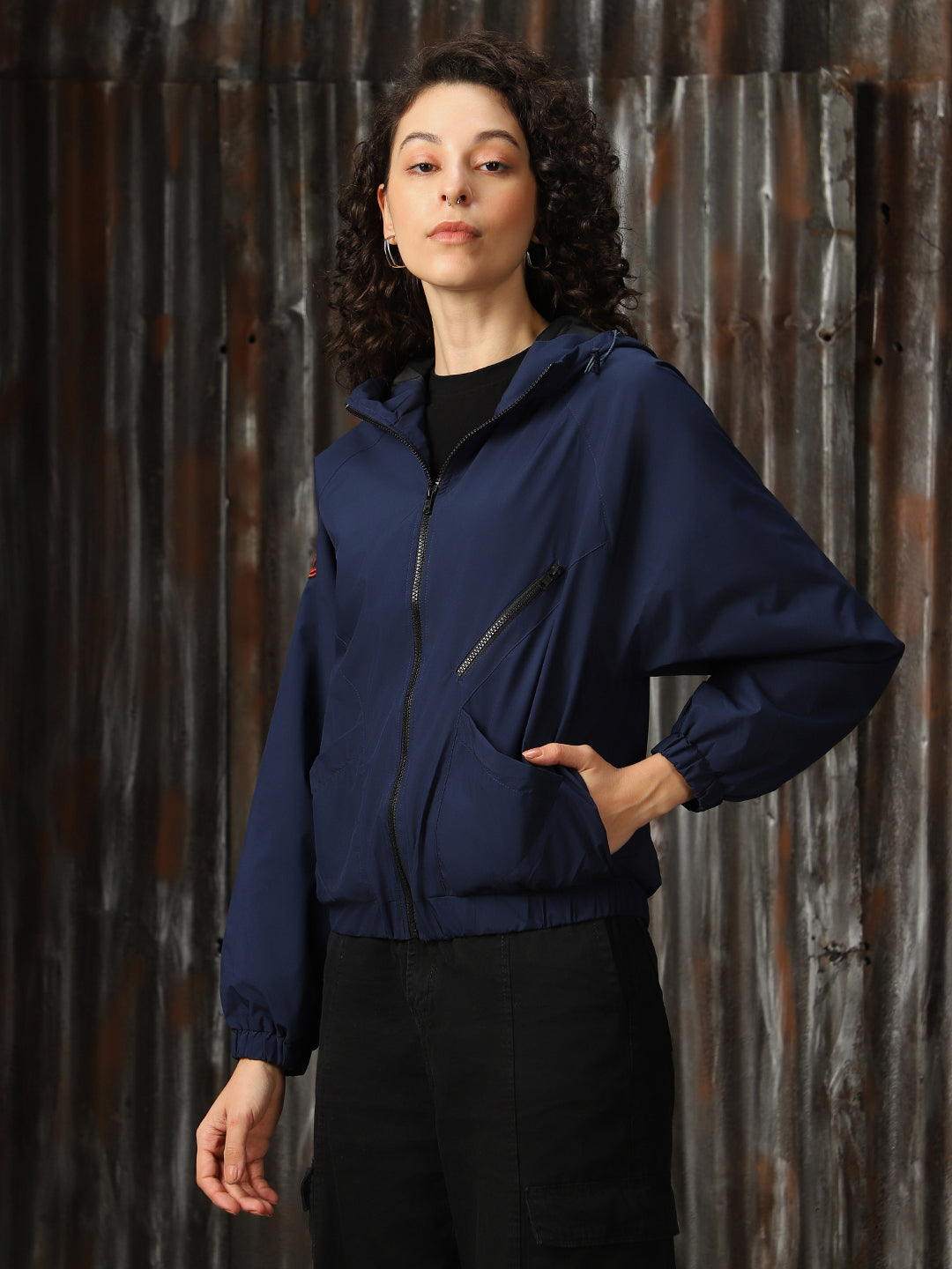 High Star Women Lightweight Open Front Jacket