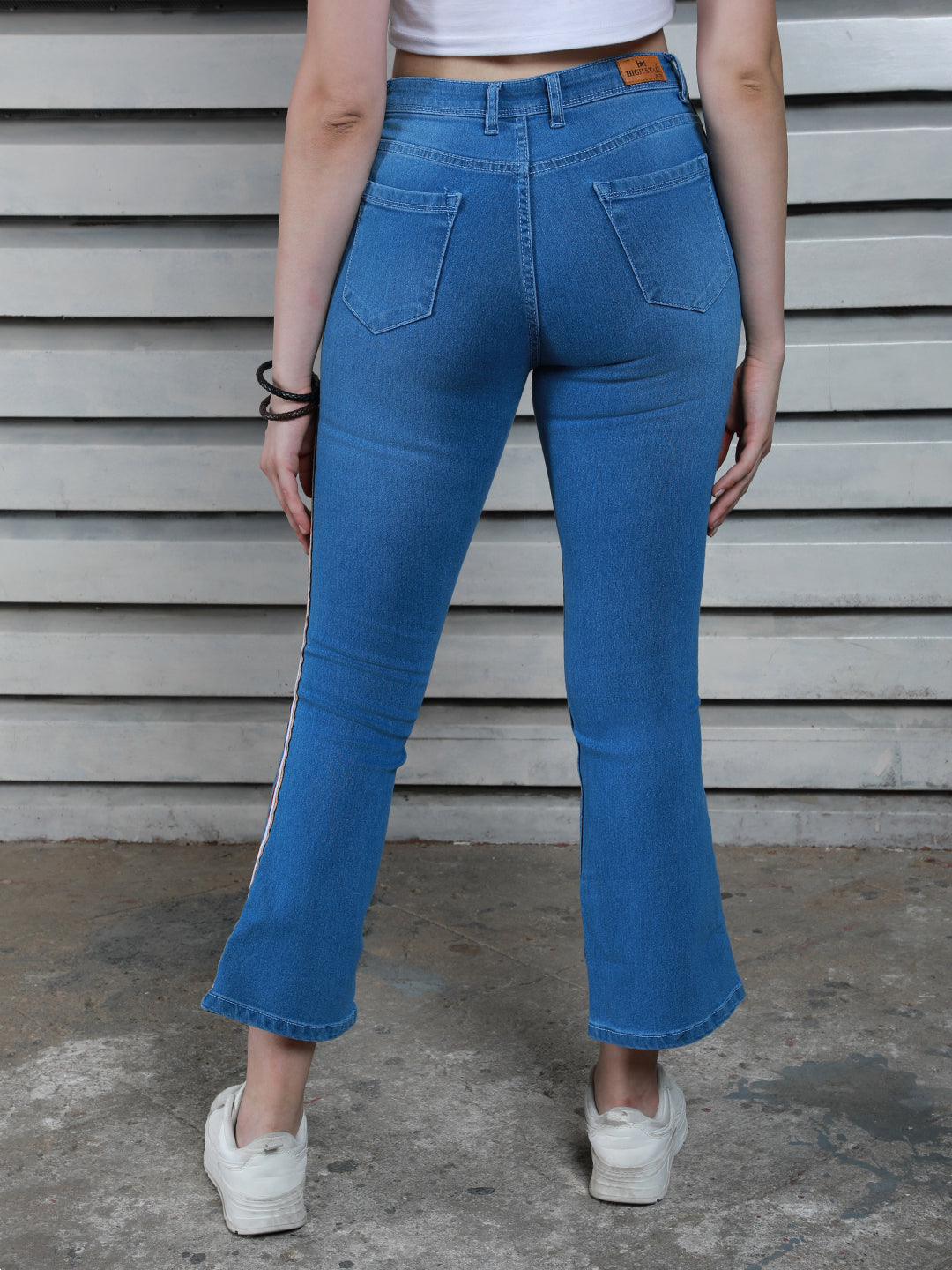 Women High-Rise Low Distress Jeans