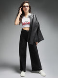 Women Straight Fit High-Rise Clean Look Stretchable Jeans