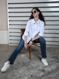 Classic Spread Collar Cotton Oversized Casual Shirt