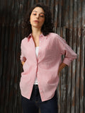 High Star Women Relaxed Opaque Casual Shirt