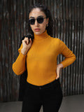 Women Knitted Acrylic Regular fit  Turtle neck Long Sleeve Sweaters