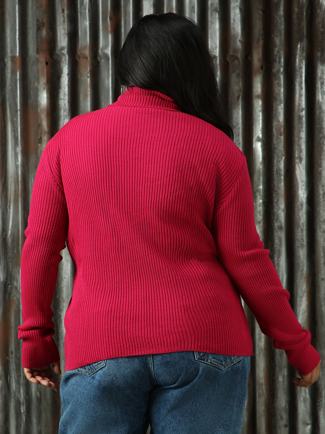 Women Knitted Regular Fit Sweaters