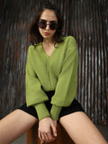 Women Knitted Relaxed Fit Sweaters