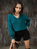 Women Knitted Relaxed Fit Sweaters