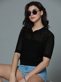 Polo Crochet Cotton Top