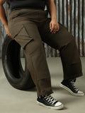 Women Solid Straight Trouser