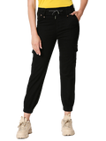 Women Black Jogger Jeans